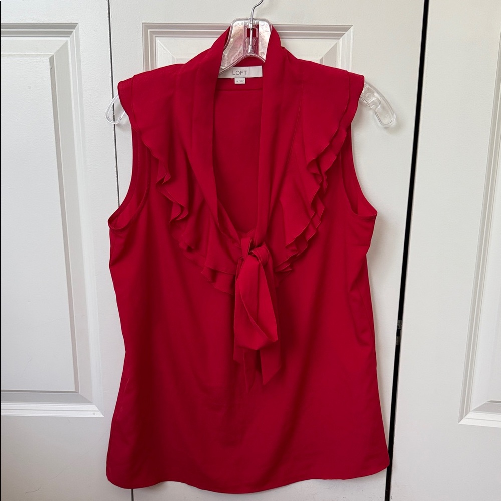 Ann Taylor LOFT Ruffle Blouse